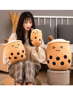 KASTWAVE Pillow 13.7 inch Stuffed Boba Plushie Bubble Tea Plush Pillow Soft Milk Tea Shaped Plush Stuffed Pillow, Kawaii Plush Toy Gifts for Boys Girls  - Image 4