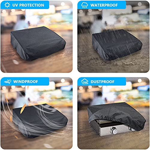 iCover i COVER Griddle Cover for Blackstone 22inch Tabletop Griddles, 600D Heavy Duty Waterproof Canvas Flat Top Gas Grill Covers - Image 5