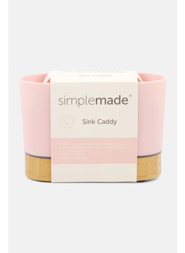 Wooden Base Sink Caddy, Pink