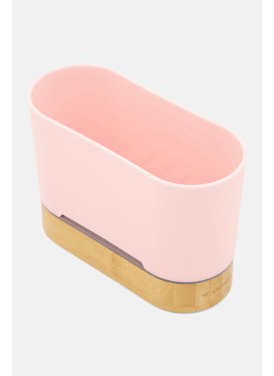 Simplemade - Wooden Base Sink Caddy, Pink - Image 1