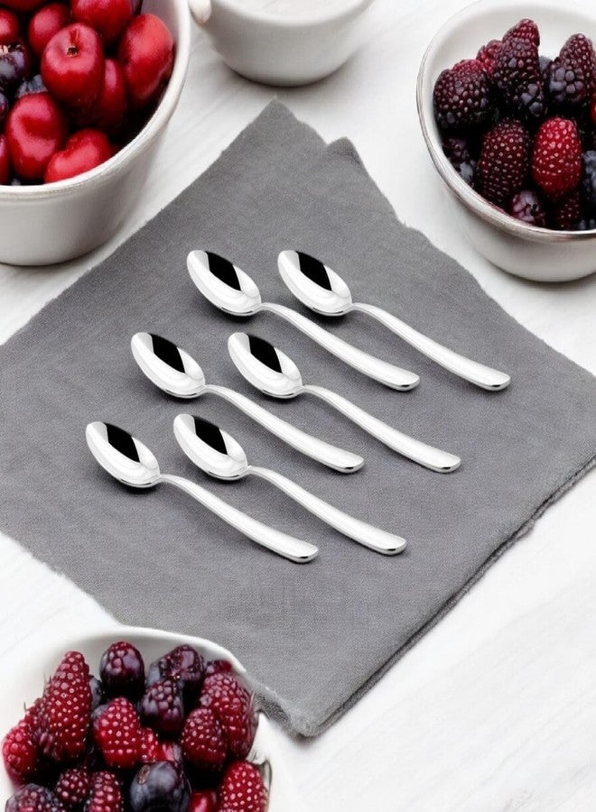 FNS Montavo Verona Dessert Spoon 6 Pcs Set | Ideal for Home, Restaurant and Kitchen |Elegant Design - Image 5