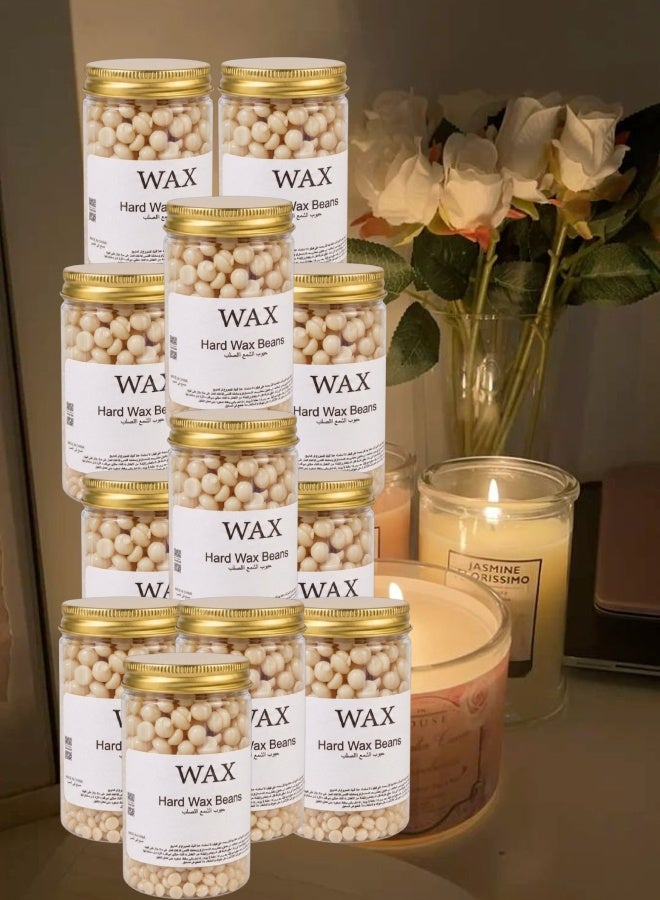 Wax 12 Pieces Hard Wax Beans White - Image 1