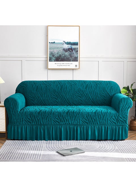 Modern Elastic Sofa Cover Universal Stretch No. 3 SS Peacock Green
