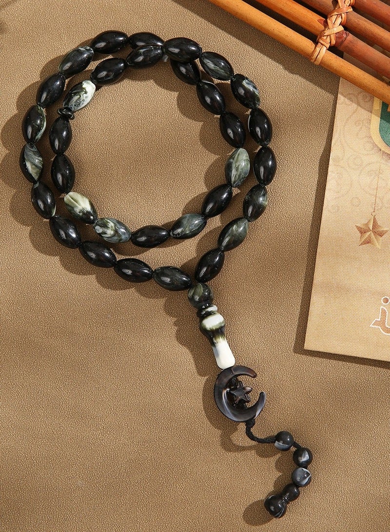 GRKC 33 Beads Acrylic Tasbih Prayer Beads – Lightweight, Durable, Perfect Ramadan Gift - Image 1
