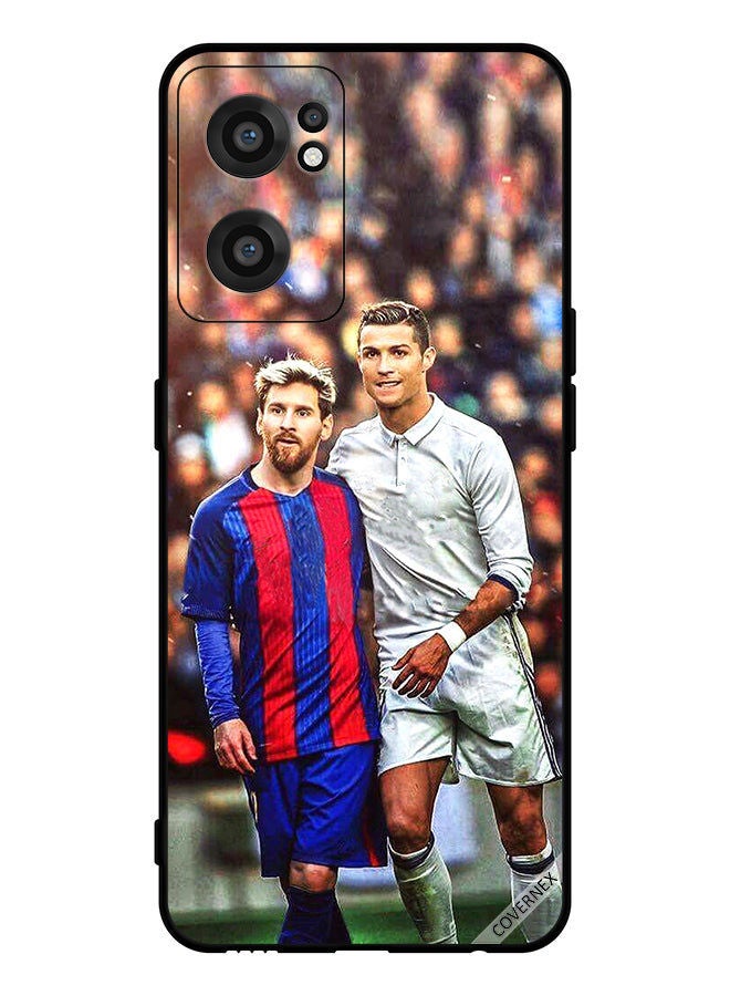 Covernex غطاء حماية لجهاز OnePlus Nord CE 2 5G ميسي ورونالدو - Image 1