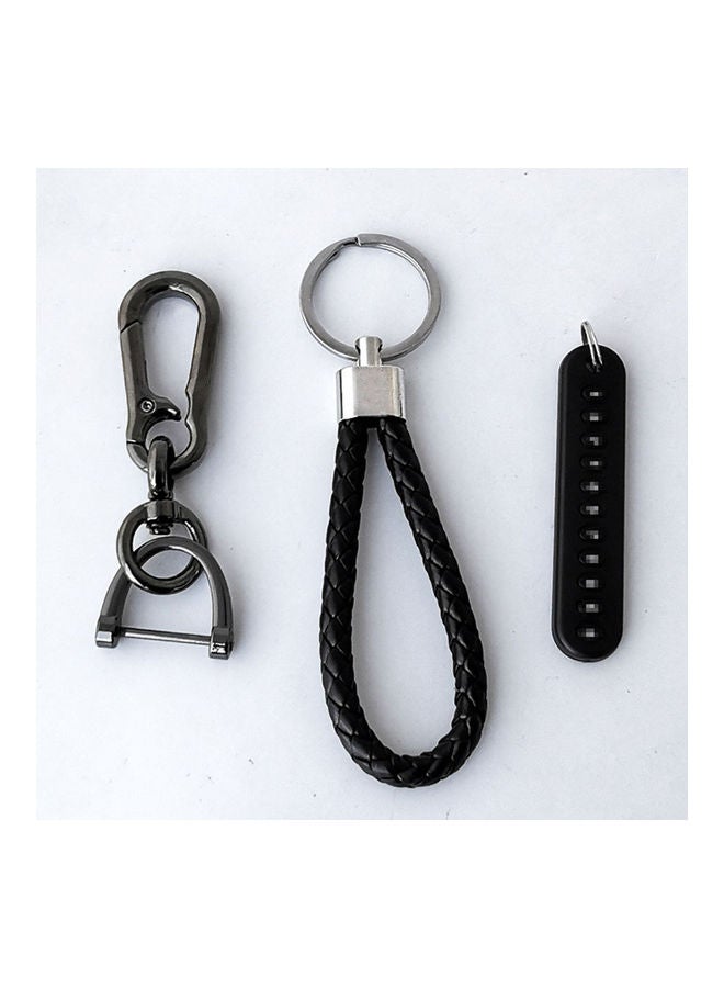 Anti-lost Car Keychain with Phone Number Card Keyring Phone Number Plate Key Ring Auto Vehicle Key Chain Accessories - Image 5
