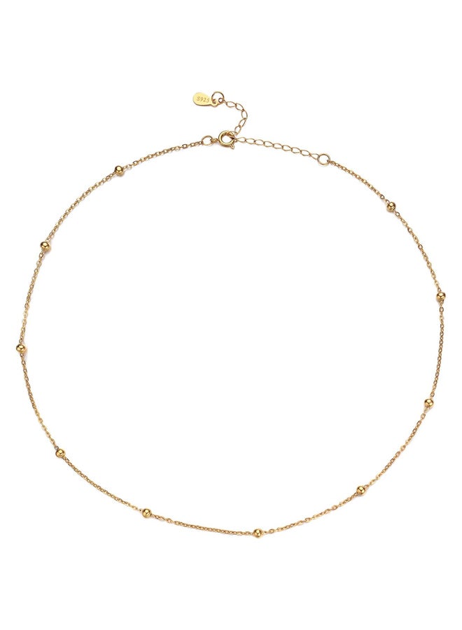 Gold Choker Necklace - Image 4