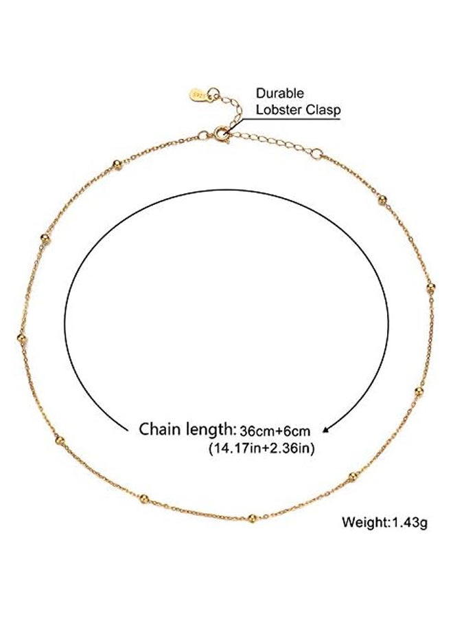 Gold Choker Necklace - Image 3