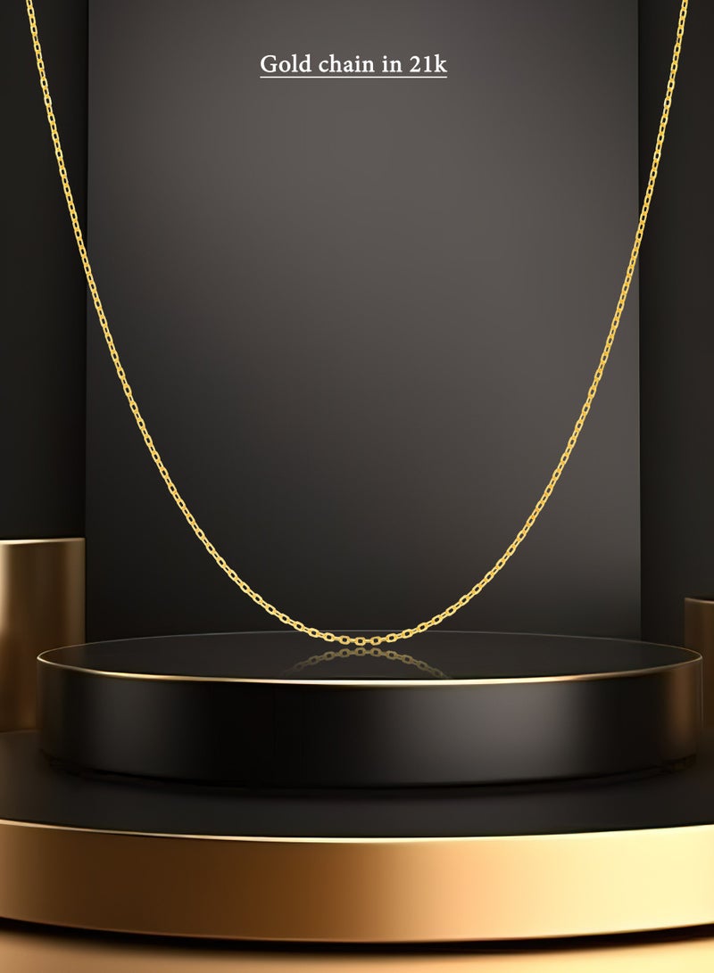 بفلح للمجوهرات زيّن نفسك بقلاداتنا المذهلة المصنوعة من الذهب عيار 21 قيراط - Image 3