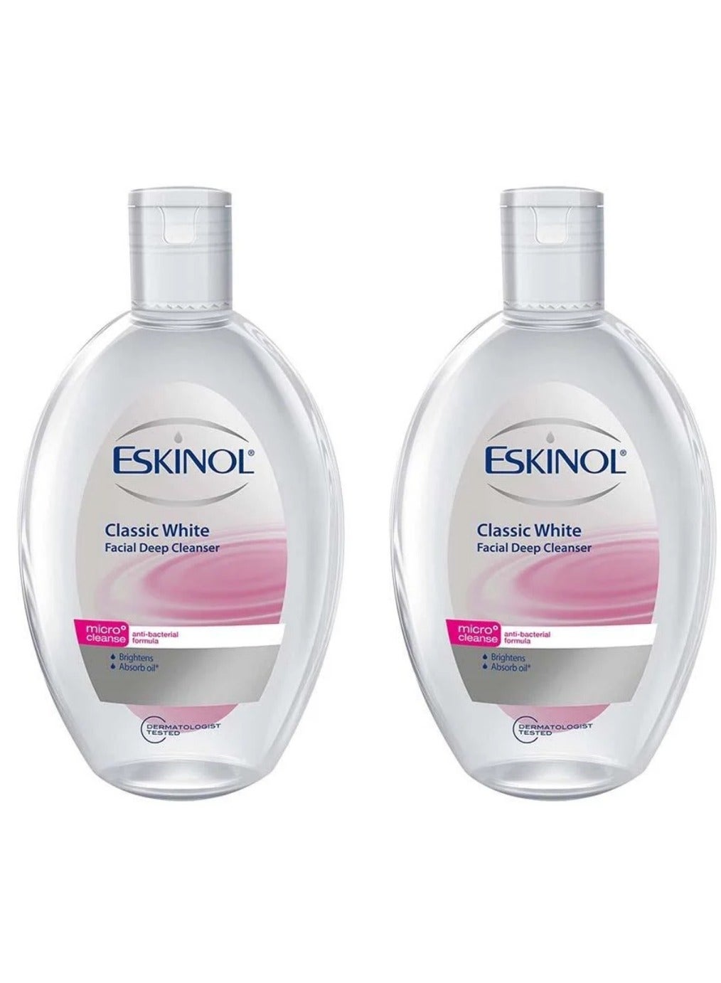 Eskinol Two Pieces Of Classic White Facial Deep Cleanser 2 225 ml