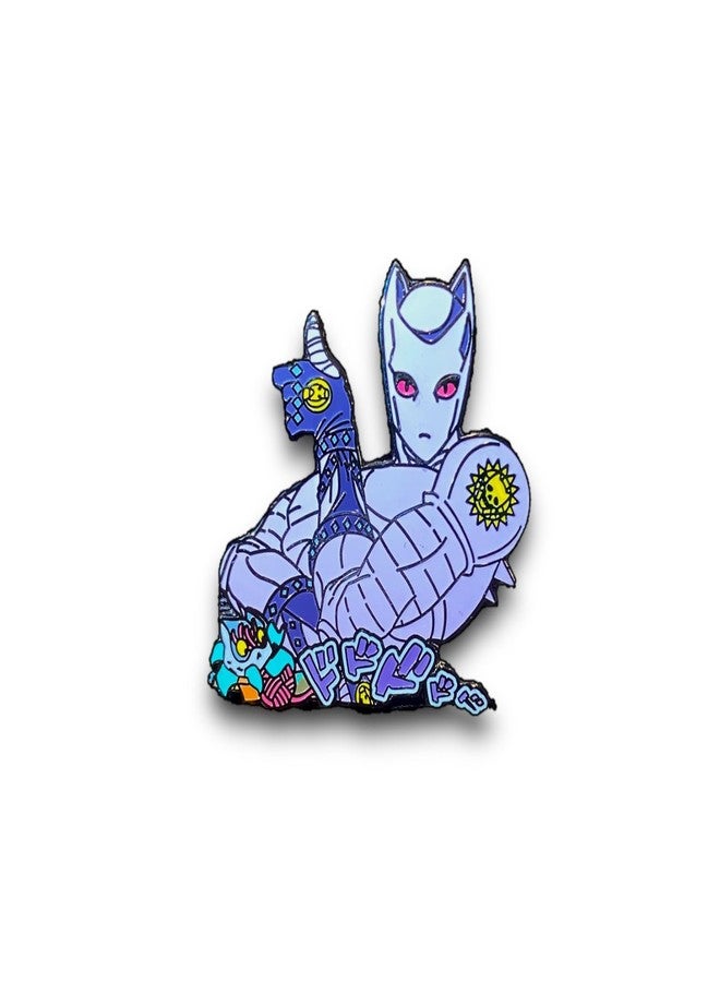 KOZUKI JOJO Pin Enamel KILLER QUEEN Pin JOJO Merch JOJO Manga Pin Jotaro Pin JOJO Enamel Pin Anime Enamel Pin JOJO Josuke Pin Dio Pin (BLK) - Image 1