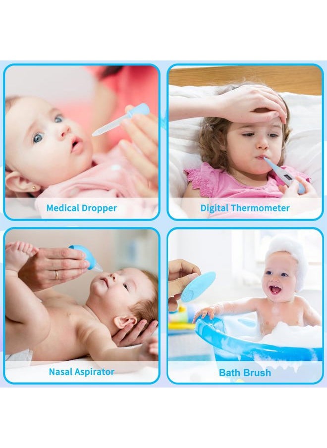 POPYJAN - Baby Healthcare and Grooming Kit for Newborn Kids, 24PCS Upgraded Safety Baby Care Kit, Newborn Nursery Health Care Set, Baby Care Products - Image 1