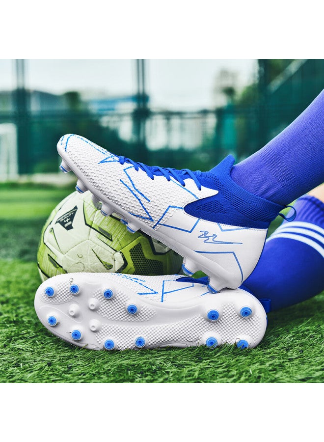 Double Star Eight Shuangxing Bate Soccer Shoes, High-top Breathable, Artificial Turf Long Studs, Fg Adult Training Shoes, Men's Wear-resistant Youth Compeion Football Boots - Image 4