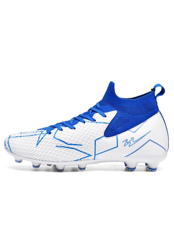 Double Star Eight Shuangxing Bate Soccer Shoes, High-top Breathable, Artificial Turf Long Studs, Fg Adult Training Shoes, Men's Wear-resistant Youth Compeion Football Boots - Image 1