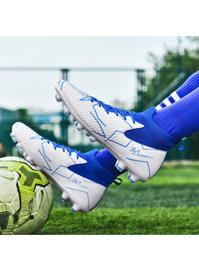 Double Star Eight Shuangxing Bate Soccer Shoes, High-top Breathable, Artificial Turf Long Studs, Fg Adult Training Shoes, Men's Wear-resistant Youth Compeion Football Boots - Image 3
