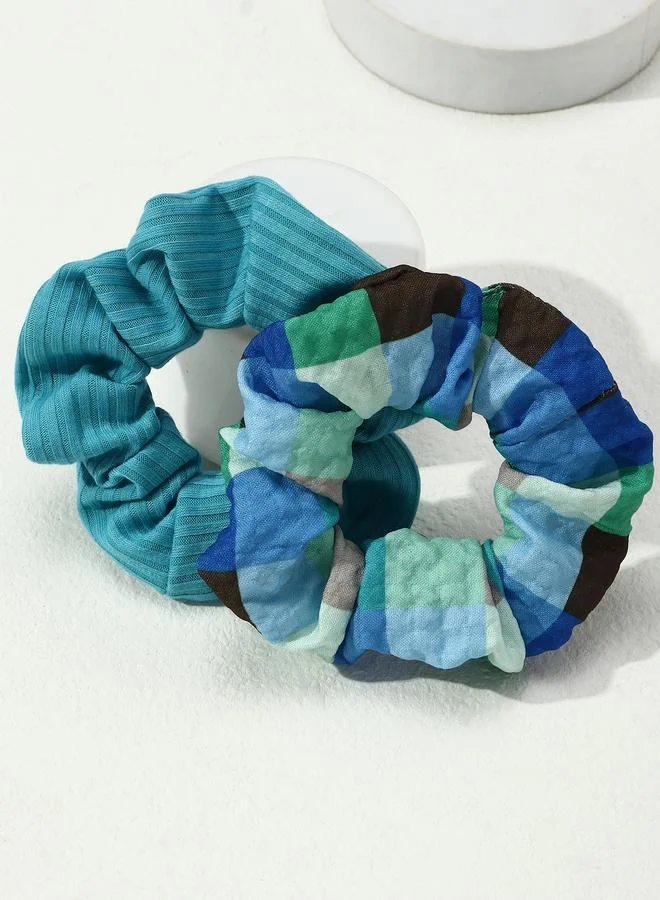 Take Two Set of 2 - Textured Hair Scrunchies