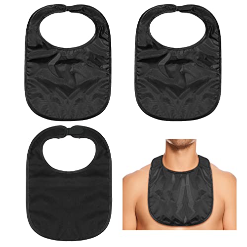 Oudain 3 Pcs Tracheostomy Shower Cover Waterproof Laryngectomy Neck Stoma Protector Breathable Adjustable Tracheotomy Cover(Black) - Image 1