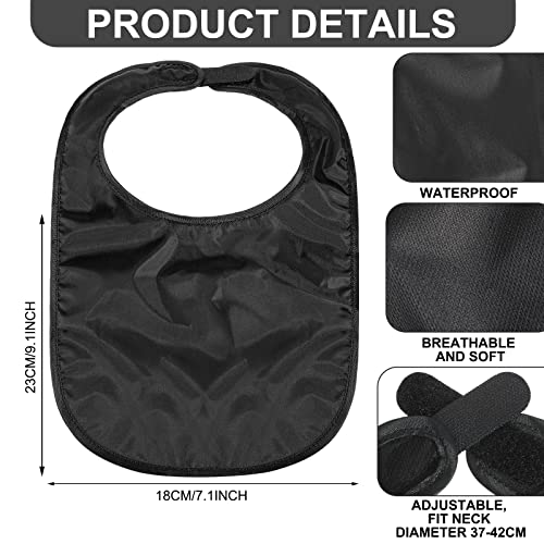 Oudain 3 Pcs Tracheostomy Shower Cover Waterproof Laryngectomy Neck Stoma Protector Breathable Adjustable Tracheotomy Cover(Black) - Image 2