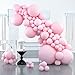 PartyWoo Light Pink Balloons 100 pcs Different Sizes of 36 18 12 10 5 Inch Pastel Baby Pale Pink Balloon Arch Kit Garland for Baby Shower Valentines Day Princess Birthday Party Decorations PinkY48 - Image 3