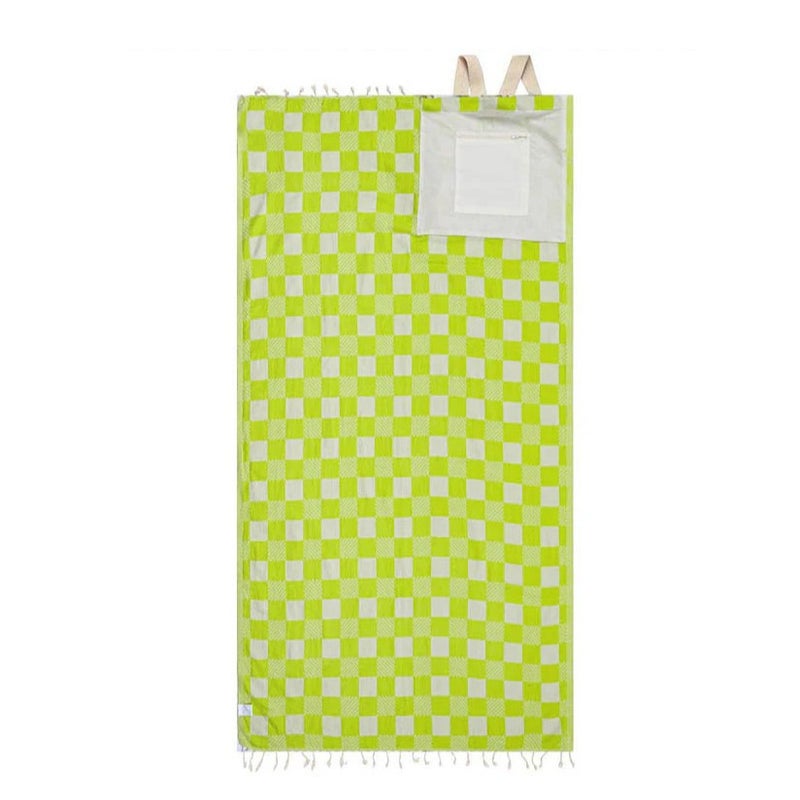 Cross-Border Bestseller Seashells Towel Bag, Two-In-One Convertible Beach Towel  Bag