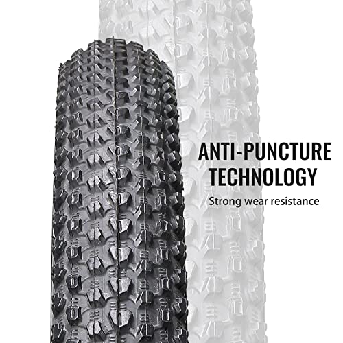 MOHEGIA Bike Tire, 20x 2.125 inch Folding Bead Replacement Tire for MTB Mountain Bicycle - Image 2