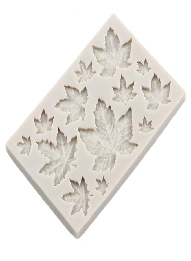 MINFEIDMS Tree Leaf Silicone Molds Maple Leaf Fondant Mold For Cake Decorating Cupcake Topper Candy Chocolate Gum Paste Polymer Clay - Image 4