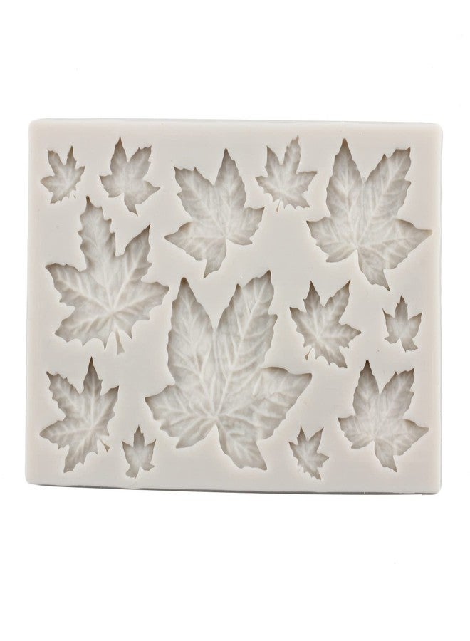 MINFEIDMS Tree Leaf Silicone Molds Maple Leaf Fondant Mold For Cake Decorating Cupcake Topper Candy Chocolate Gum Paste Polymer Clay - Image 3