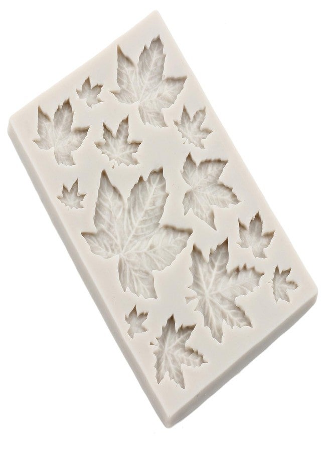 MINFEIDMS Tree Leaf Silicone Molds Maple Leaf Fondant Mold For Cake Decorating Cupcake Topper Candy Chocolate Gum Paste Polymer Clay - Image 5