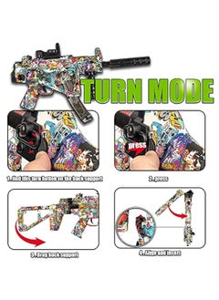 Moonmen Electric with Gel Balls Blaster Toy Gun Hydrogel Impact Game/Gel Ball Gun Toy MP5K Children's Outdoor  Toy  - Image 3
