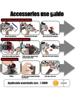 Moonmen Electric with Gel Balls Blaster Toy Gun Hydrogel Impact Game/Gel Ball Gun Toy MP5K Children's Outdoor  Toy  - Image 4