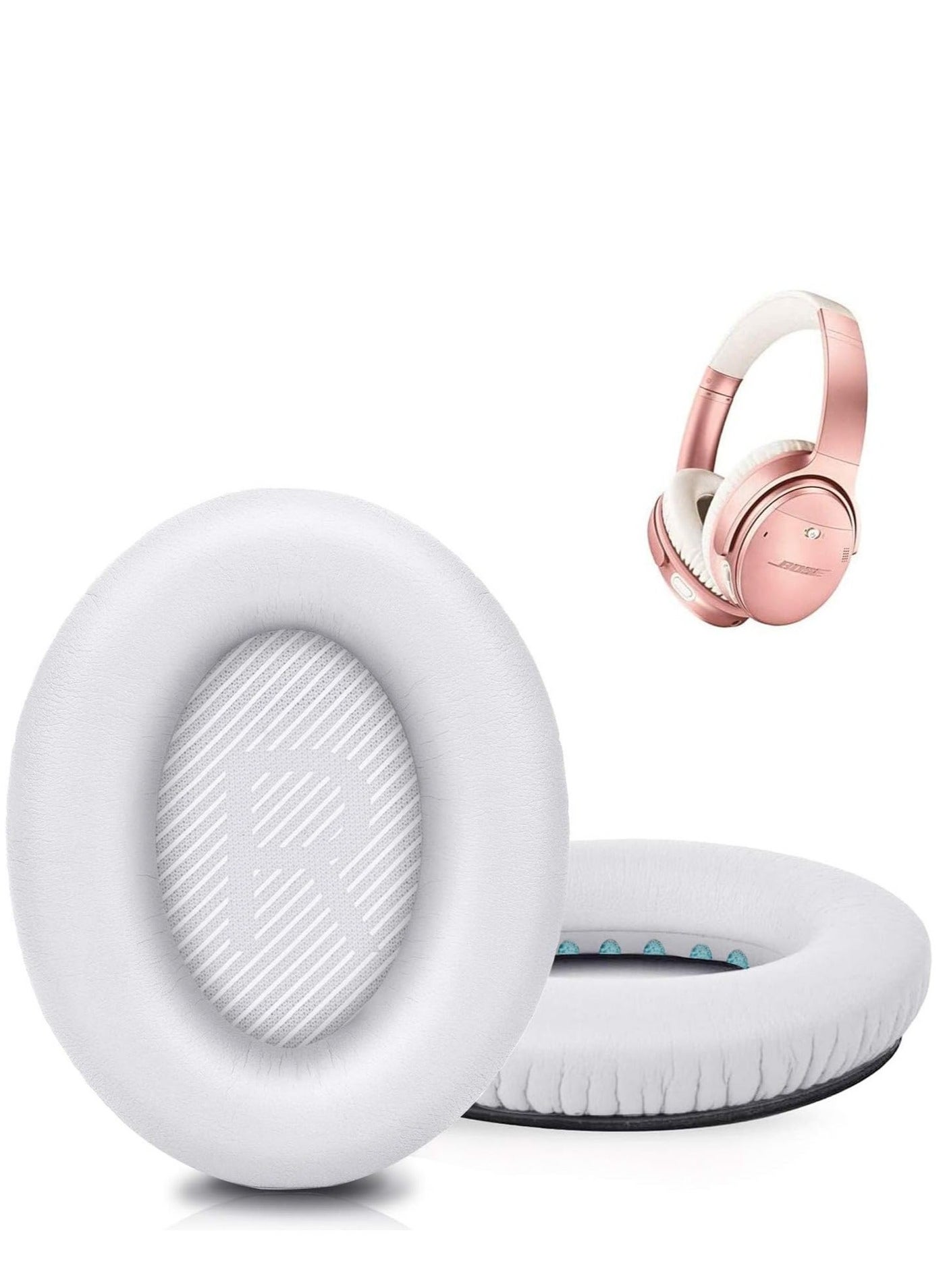 Replacement Ear Pads Compatible for Bose QC35 QC35ii Over-Ear Headphones Made- Comfortable Adaptive Memory Foam and Extra Durable Earpads Kit for Bose QuietComfort