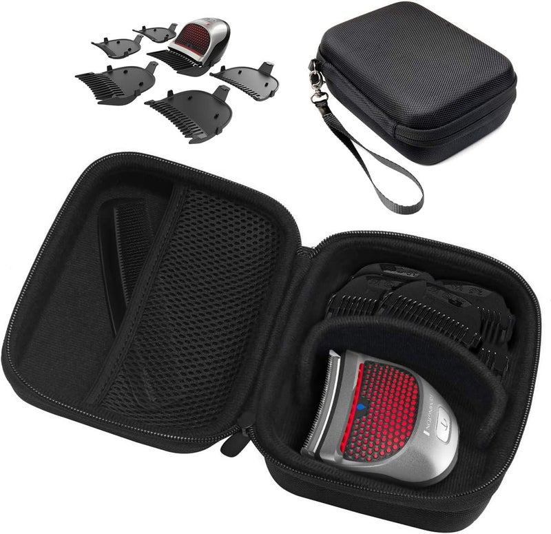 CaseSack Carrying Case for Remington HC4250 Shortcut Pro Self-Haircut Kit, Beard Trimmer, Hair Clippers, Smart Divider to Make compartments for Haircut and Combs/Accessories Separated, mesh Pocket