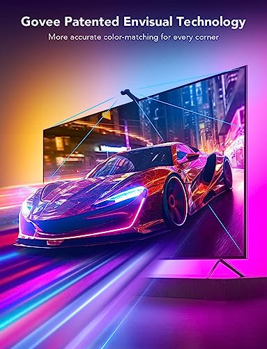 Govee Envisual TV Backlight T2 with Dual Cameras, 16.4ft RGBIC Wi-Fi LED Backlights for 75-85 inch TVs, Double Light Beads, for Home Decorations, Smart App Control, Music Sync - Image 2