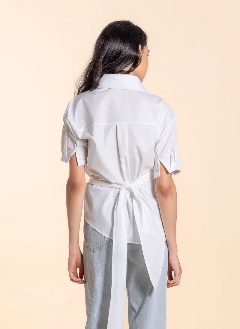 شايبس قميص غير متماثل ملتف