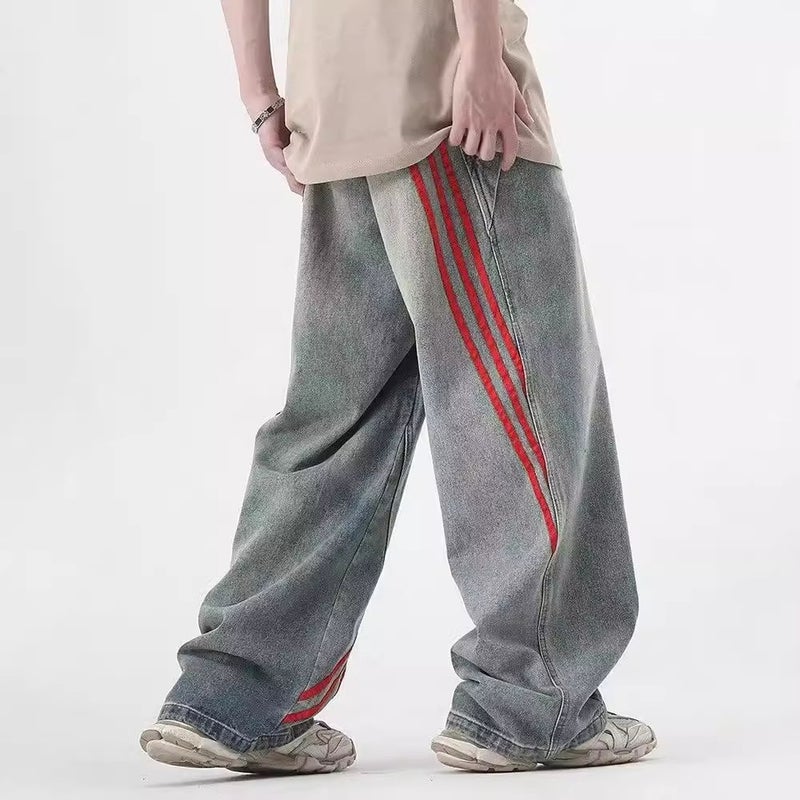Unisex Casual Daily Denim Jeans - Image 3