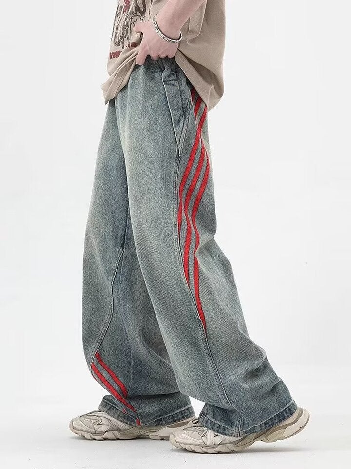 Unisex Casual Daily Denim Jeans - Image 1