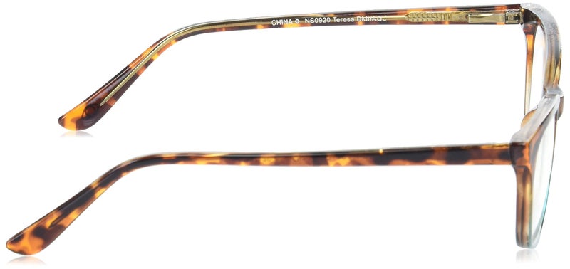 Foster Grant Sofia Vergara x Foster Grant Women's Teresa Reading Glasses Cat-Eye, Tortoise and Crystal Turquoise, 52 mm + 2.25 - Image 3