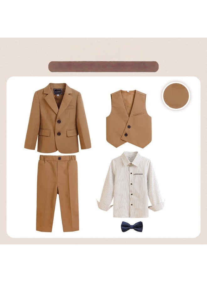 Shougu New Handsome Children's Dress And Boys' Suit Set - Image 1