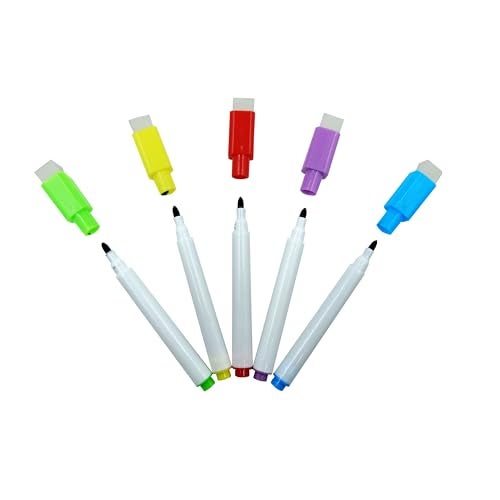 Eduway Dry Erase Whiteboard Marker Set of 10 With Eraser Cap |Refillable Black Marker Pens |Easily Erasable Ink | Perfect For Writing on White Board Premium Writing Supplies - (Pack of 10)(Black), - Image 4