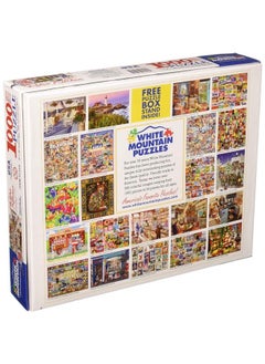 WHITE MOUNTAIN ألغاز المطبخ الرجعية البحث والعثور على 1000 قطعة من لعبة تركيب الصور المقطوعة، 24 بوصة × 30 بوصة  - Image 3