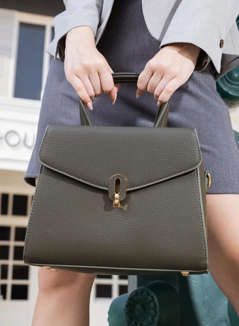 Haute Sauce  Top Handle Flap Handbag for Women | Best Price UAE