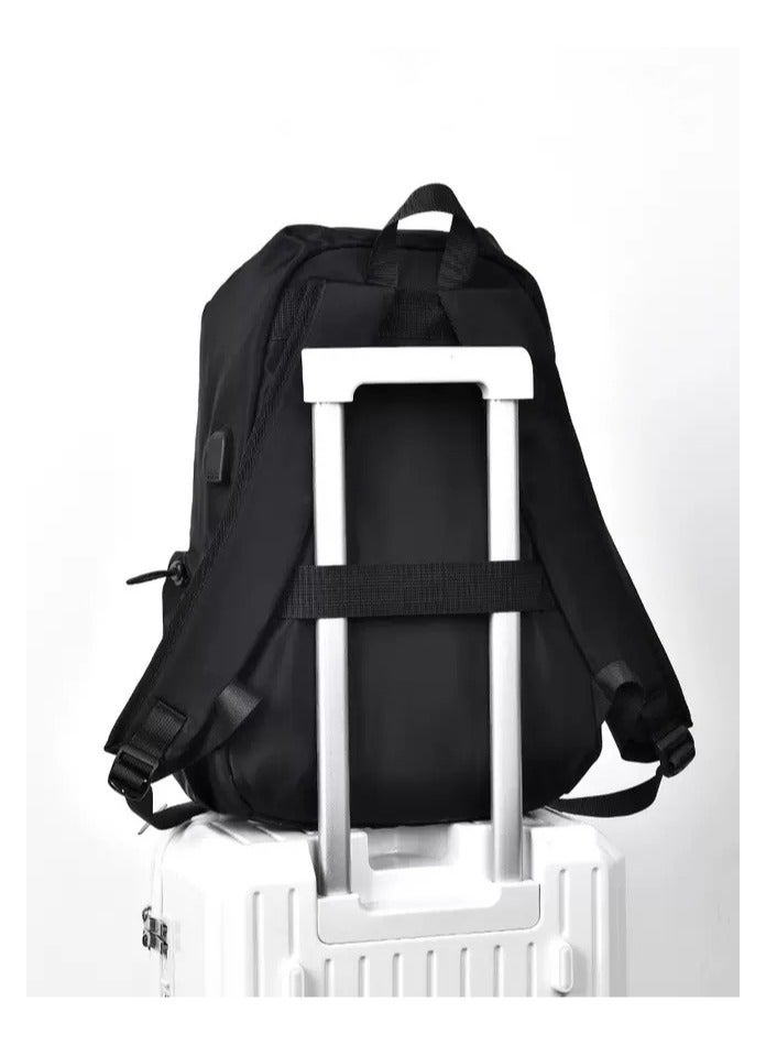 حقيبة ظهر للكمبيوتر المحمول بسعة كبيرة للرجال والنساء، حقيبة ظهر للسفر للأعمال مقاس 16 بوصة، حقيبة ظهر مضادة للسرقة ومقاومة للماء، حقيبة مدرسية جامعية احترافية باللون الأسود - Image 4