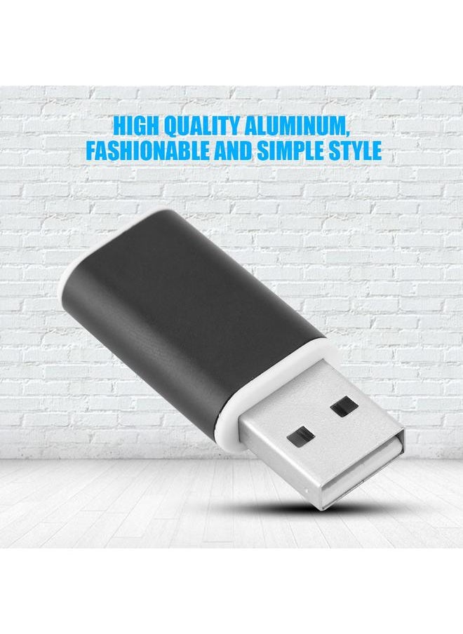 Thoraya External USB 2.0 to 3.5mm Stereo Audio Sound Card Mic Adapter Speaker (Black)  - Image 3