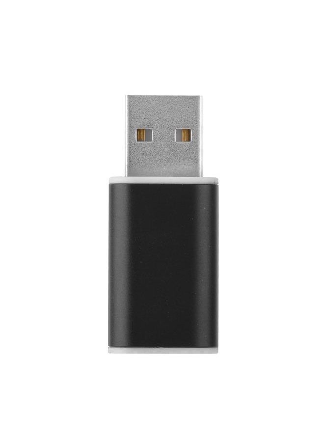 Thoraya External USB 2.0 to 3.5mm Stereo Audio Sound Card Mic Adapter Speaker (Black)  - Image 1