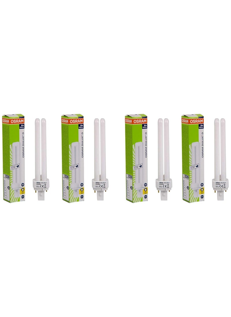 Osram Osram Compact Home Decorative Durable Fluorescent Lamp, 26-w, 2 Pin, Pack Of 4 - Warm White  - Image 1