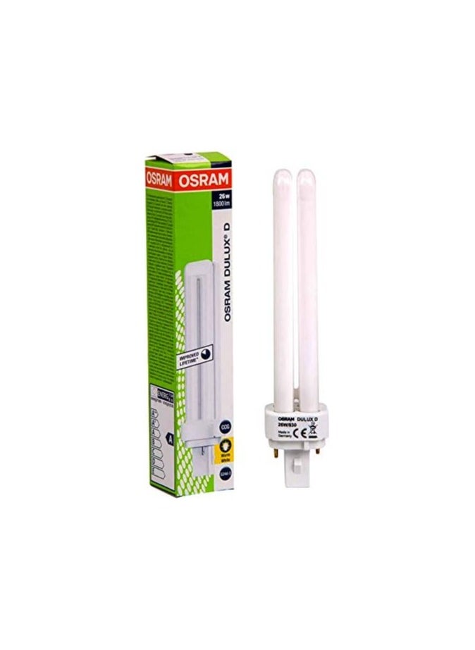 Osram Osram Compact Home Decorative Durable Fluorescent Lamp, 26-w, 2 Pin, Pack Of 4 - Warm White  - Image 2