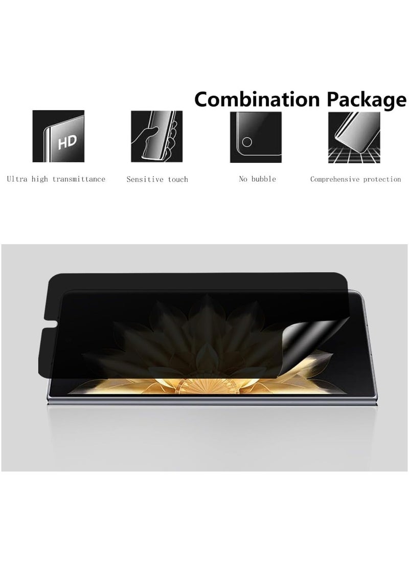 [2 Pack] Privacy Screen Protector Compatible with Honor Magic V2 5G, Anti-Scratch, Easy to Install, Anti-Spy TPU Flexible Screen Protector for Honor Magic V2