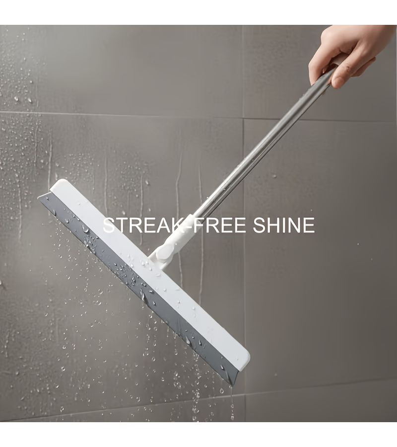 50cm 19.69in Double Sided Sliding Scraper Floor Squeegee Mop Fitting Snugly On Tile And Hardwood Floors Gathering Standing Water Quickly Soft Squeegee Leaves No Water Film Keeps Surfaces Dry Non Slip - Image 3