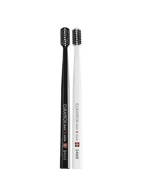 Black Is White Duo 5460 Toothbrush 2 Count