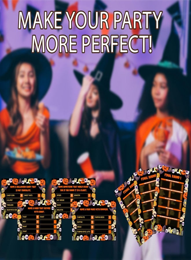 Zmyollo Halloween Friendly Feud Game, Family Friendly Feud Game, Fun Halloween Party Games, Trivia Quiz for Adults Large Group, Family Games Night, Holiday Party Supplies & Activities -A01 - Image 4